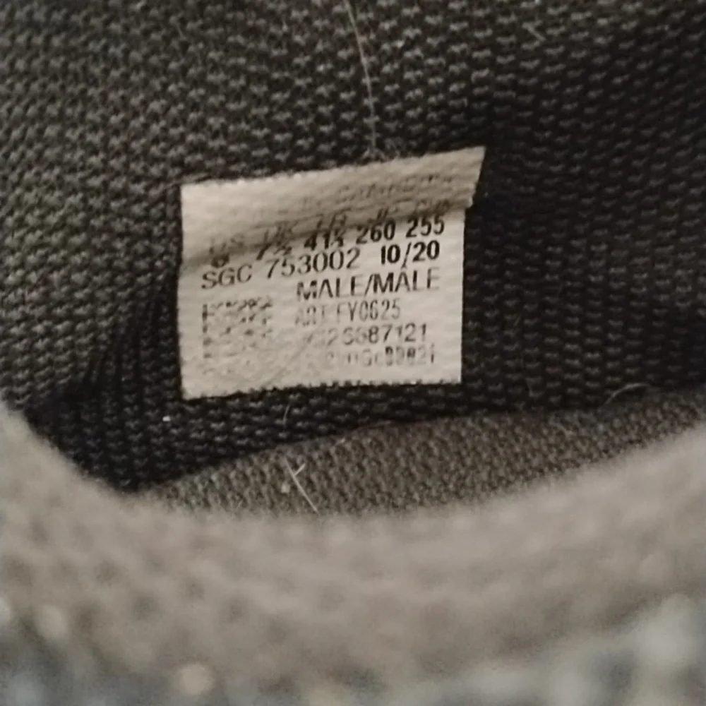 Adidas Black and Blue Cleats with White Stripes - Picture 6 of 8